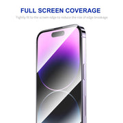For iPhone 16 Pro Max 2pcs ENKAY Full Glue High Aluminum-silicon Tempered Glass Film