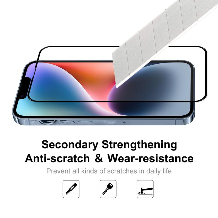 For iPhone 16e 2pcs ENKAY Full Glue High Aluminum-silicon Tempered Glass Film