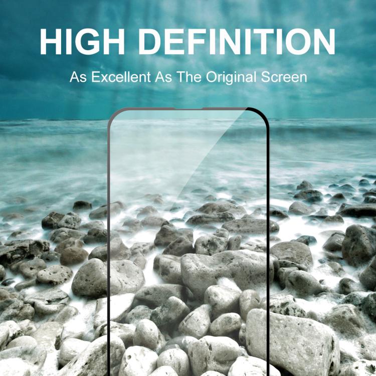 For iPhone 16e 2pcs ENKAY Full Glue High Aluminum-silicon Tempered Glass Film