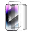 For iPhone 16 Plus 5pcs ENKAY Full Glue High Aluminum-silicon Tempered Glass Film - iPhone 16 Plus Tempered Glass by ENKAY | Online Shopping South Africa | PMC TechLife | Buy Now Pay Later Mobicred