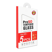 For iPhone 16 Plus 5pcs ENKAY Full Glue High Aluminum-silicon Tempered Glass Film