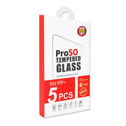 For iPhone 16e 5pcs ENKAY Full Glue High Aluminum-silicon Tempered Glass Film