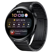 For Huawei Watch 3 Titanium Alloy Quick Release Watch Band(Black)