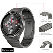 For Huawei Watch 3 Pro Titanium Alloy Quick Release Watch Band(Gray)