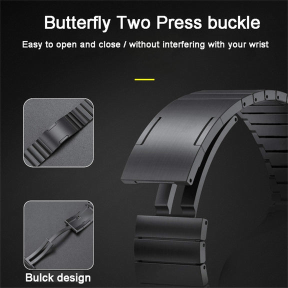 For Honor Watch GS Pro Titanium Alloy Quick Release Watch Band(Black)