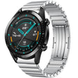 For Huawei Watch GT 2 46mm One Bead Titanium Alloy Watch Band(Silver) - Watch Bands by PMC TechLife | Online Shopping South Africa | PMC TechLife
