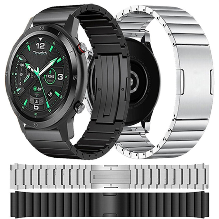 For Samsung Galaxy Watch 46mm One Bead Titanium Alloy Watch Band(Gray)