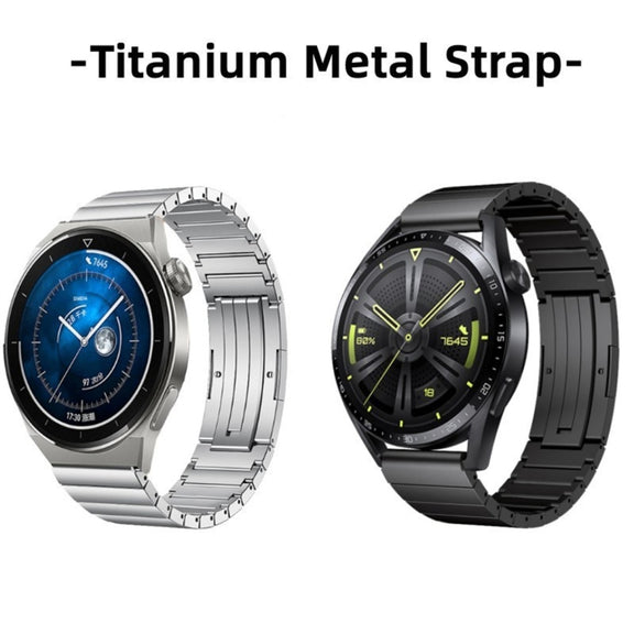For Samsung Galaxy Watch 3 45mm One Bead Titanium Alloy Watch Band(Gray)