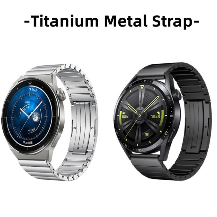 For Samsung Gear S3 Frontier One Bead Titanium Alloy Watch Band(Gray)