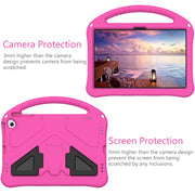 For Amazon Fire Max 11 2023 EVA Shockproof Tablet Case with Holder(RoseRed)