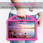 For Amazon Fire Max 11 2023 EVA Shockproof Tablet Case with Holder(RoseRed)