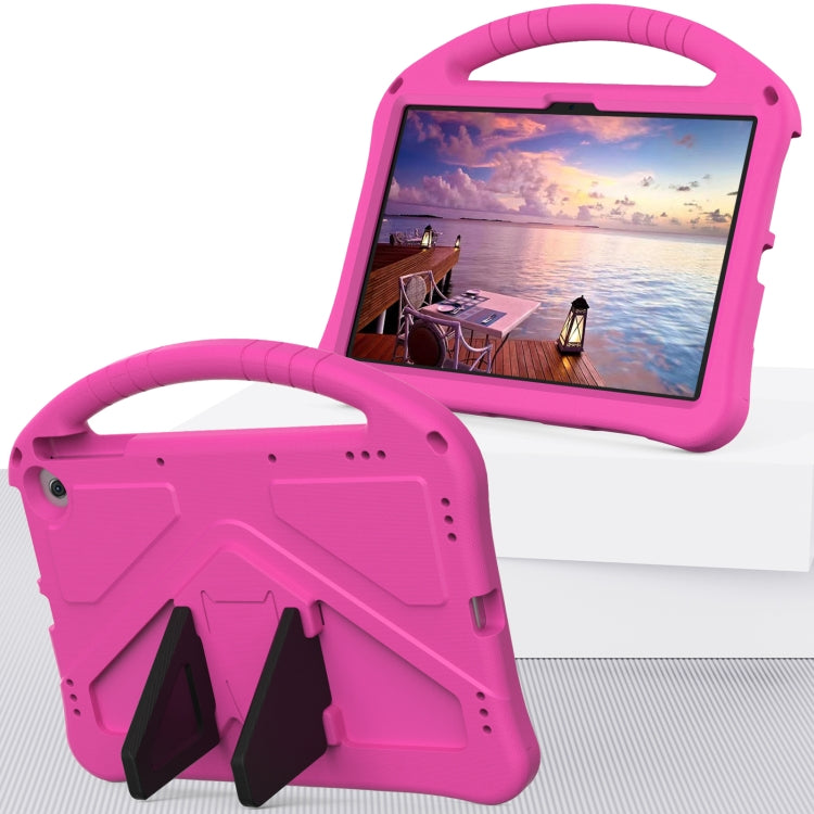 For Amazon Fire Max 11 2023 EVA Shockproof Tablet Case with Holder(RoseRed)