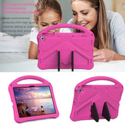 For Amazon Fire Max 11 2023 EVA Shockproof Tablet Case with Holder(RoseRed)