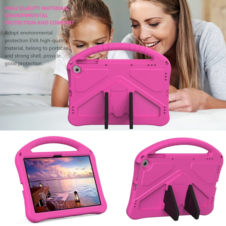For Google Pixel Tablet 11 2023 EVA Shockproof Tablet Case with Holder(RoseRed)