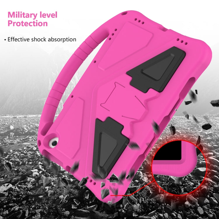 For Google Pixel Tablet 11 2023 EVA Shockproof Tablet Case with Holder(RoseRed)