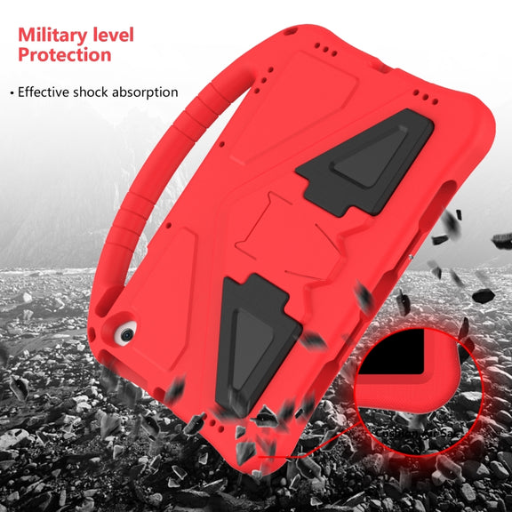 For Google Pixel Tablet 11 2023 EVA Shockproof Tablet Case with Holder(Red)