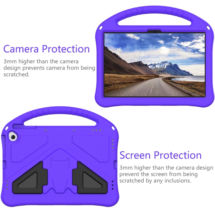 For Google Pixel Tablet 11 2023 EVA Shockproof Tablet Case with Holder(Purple)