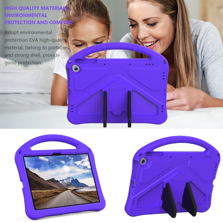 For Google Pixel Tablet 11 2023 EVA Shockproof Tablet Case with Holder(Purple)