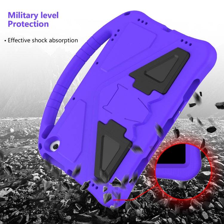 For Google Pixel Tablet 11 2023 EVA Shockproof Tablet Case with Holder(Purple)