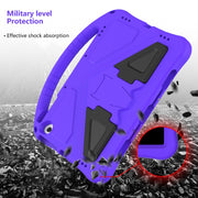 For Google Pixel Tablet 11 2023 EVA Shockproof Tablet Case with Holder(Purple)