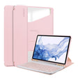 For Samsung Galaxy Tab S9 ENKAY 360 Degree Rotation Leather TPU Smart Case with Wireless Keyboard(Pink) - free shipping - PMC TechLife - Order now!