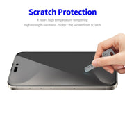 For iPhone 16 Pro Max 5pcs ENKAY Hat-Prince 28�� Anti-peeping Tempered Glass Protector Full Screen Film