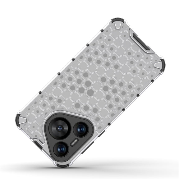 For Huawei Pura 70 Shockproof Honeycomb Phone Case(Red)
