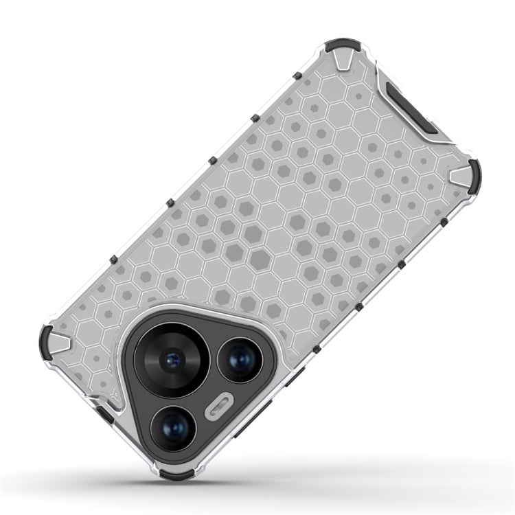 For Huawei Pura 70 Pro+ Shockproof Honeycomb Phone Case(Blue)