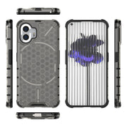 For Nothing Phone 2 Shockproof Honeycomb Phone Case(Black)