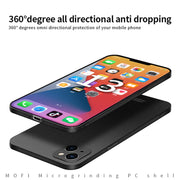 For iPhone 15 Plus  MOFI Fandun Series Frosted PC Ultra-thin All-inclusive Phone Case(Black)