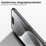 For iPhone 16 Plus MOFI Fandun Series Frosted PC Ultra-thin All-inclusive Phone Case(Black)