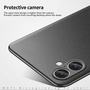 For iPhone 16 Plus MOFI Fandun Series Frosted PC Ultra-thin All-inclusive Phone Case(Gray)