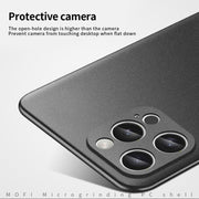 For iPhone 16 Pro MOFI Fandun Series Frosted PC Ultra-thin All-inclusive Phone Case(Black)