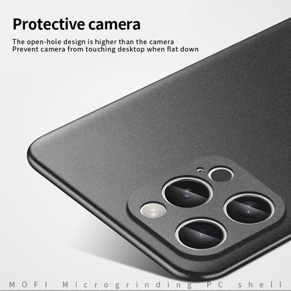 For iPhone 16 Pro Max MOFI Fandun Series Frosted PC Ultra-thin All-inclusive Phone Case(Green)