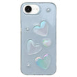 For iPhone 16e Love Epoxy TPU Phone Case(Transparent) - iPhone 16e Cases by PMC TechLife | Online Shopping South Africa | PMC TechLife | Buy Now Pay Later Mobicred