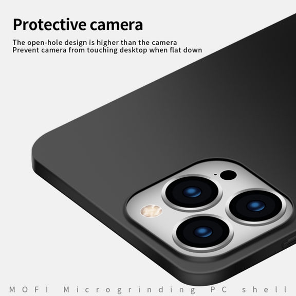For iPhone 16 Pro MOFI Frosted PC Ultra-thin Hard Phone Case(Blue)