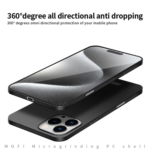 For iPhone 16 Pro MOFI Frosted PC Ultra-thin Hard Phone Case(Red)