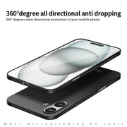 For iPhone 16 MOFI Frosted PC Ultra-thin Hard Phone Case(Red)
