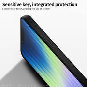 For iPhone SE 2024 MOFI Frosted PC Ultra-thin Hard Phone Case(Blue)