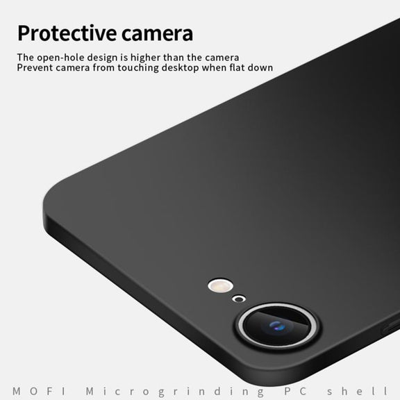 For iPhone SE 2024 MOFI Frosted PC Ultra-thin Hard Phone Case(Blue)