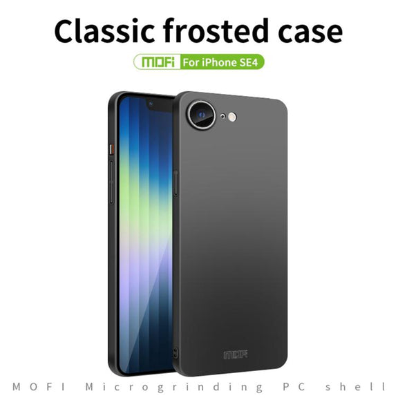 For iPhone 16e MOFI Frosted PC Ultra-thin Hard Phone Case(Red)