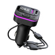 CS3 With 3 Charging Cables 66W Car Charger MP3 Player Bluetooth FM Transmitter - Car Charger by PMC TechLife | Online Shopping South Africa | PMC TechLife | Buy Now Pay Later Mobicred