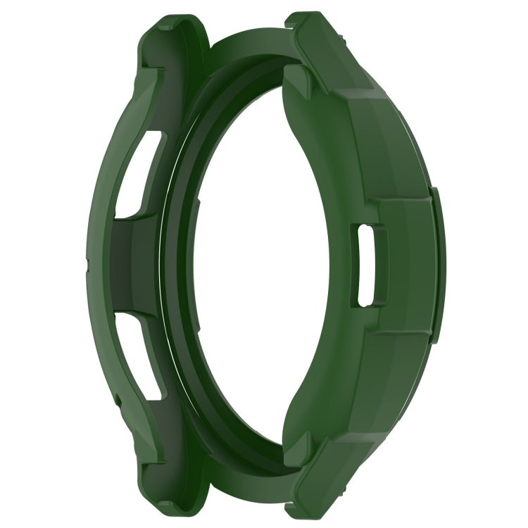 For Samsung Galaxy Watch 6 Classic 43mm Rotating Ring  + TPU Armor Watch Protective Case(Green)