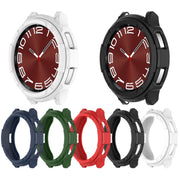 For Samsung Galaxy Watch 6 Classic 43mm Rotating Ring  + TPU Armor Watch Protective Case(Green)