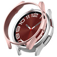 For Samsung Galaxy Watch 6 Classic 43mm Half Coverage Hollow PC Watch Protective Case(Rose Gold) - Watch Cases by PMC TechLife | Online Shopping South Africa | PMC TechLife