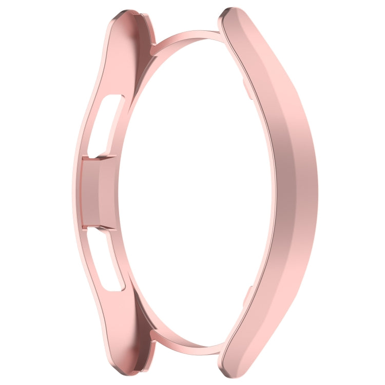 For Samsung Galaxy Watch 6 Classic 43mm Half Coverage Hollow PC Watch Protective Case(Rose Gold)