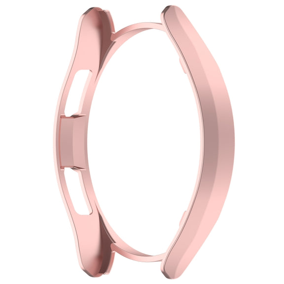 For Samsung Galaxy Watch 6 Classic 43mm Half Coverage Hollow PC Watch Protective Case(Rose Gold)