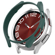 For Samsung Galaxy Watch 6 Classic 43mm Half Coverage Hollow PC Watch Protective Case(Green) - Watch Cases by PMC TechLife | Online Shopping South Africa | PMC TechLife | Buy Now Pay Later Mobicred