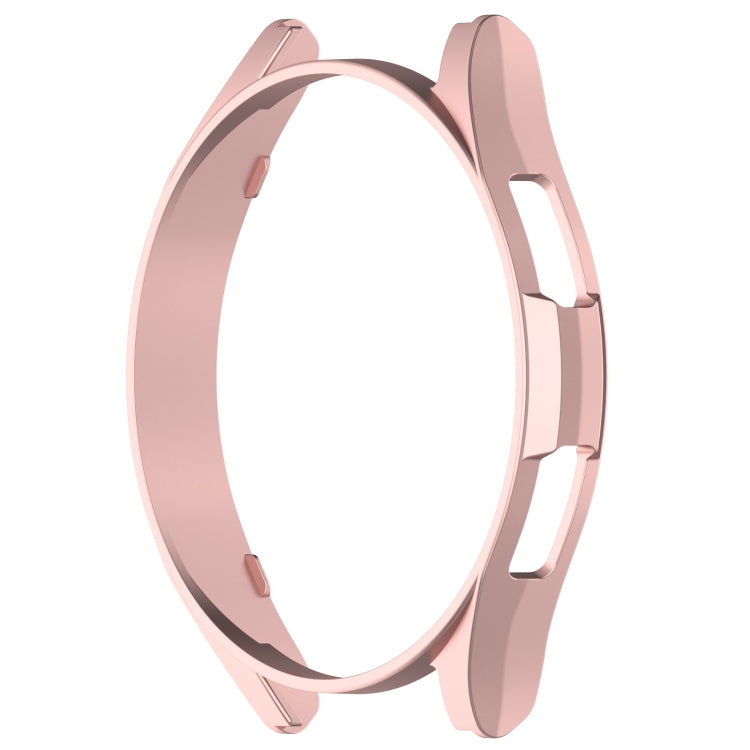For Samsung Galaxy Watch 6 Classic 47mm Half Coverage Hollow PC Watch Protective Case(Rose Gold)