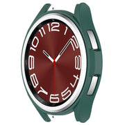 For Samsung Galaxy Watch 6 Classic 47mm Half Coverage Hollow PC Watch Protective Case(Green)